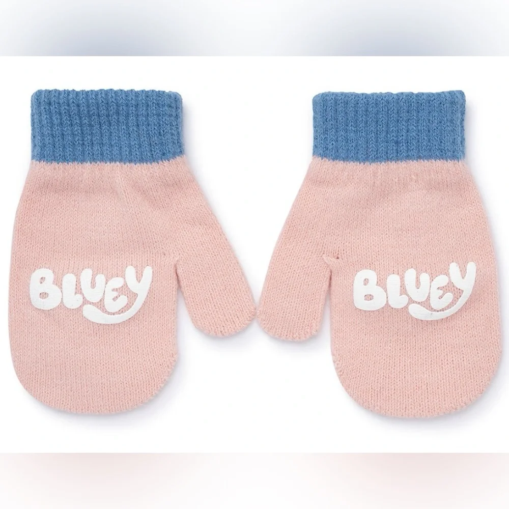 Bluey Toddler Girls' Beanie and Mitten, 2-Piece Set